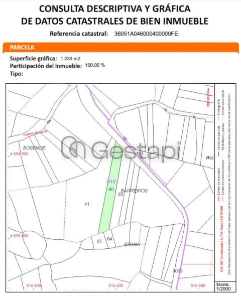 SOLAR en Nantes de 1.200 m² a 5 minutos de Sanxenxo
